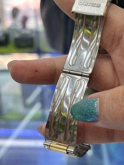 Seiko Sports 150 Quartz 5H23-6B80 Vintage Two-Tone Day-Date กันน้ํา 150m สายเดิม Seiko รูปที่ 4