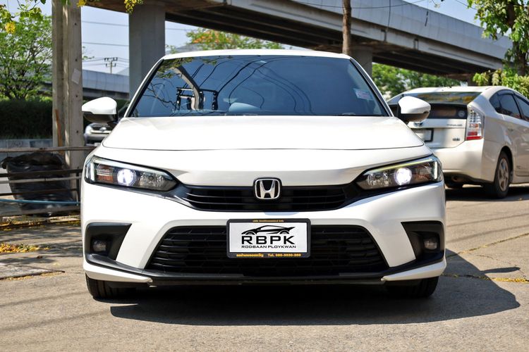 Honda Civic 2021 1.5 Turbo Sedan เบนซิน ไม่ติดแก๊ส เกียร์อัตโนมัติ ขาว รูปที่ 3