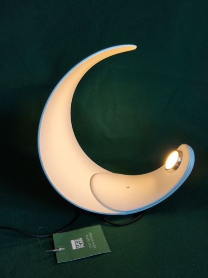 ขอขายโคมไฟตั้งโต๊ะระดับหรูหรายี่ห้อ Luce plan รุ่น Curl S.Bergne หายากหรูหราของแท้รูปทรงโค้งมนคล้ายพระจันทร์วัสดุอลูมิเนียมพิเศษคุณภาพสูง รูปที่ 12