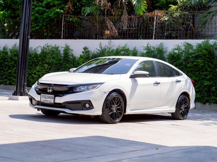 Honda Civic 2019 1.8 EL i-VTEC Sedan เบนซิน ไม่ติดแก๊ส เกียร์อัตโนมัติ ขาว รูปที่ 3