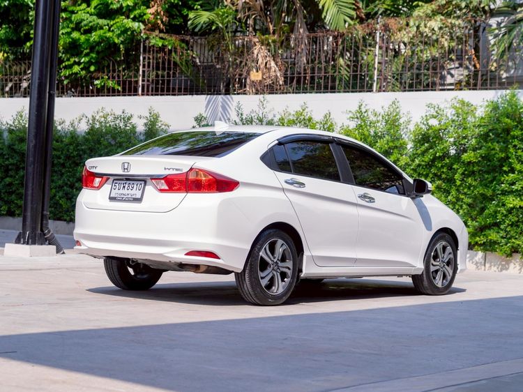 Honda City 2015 1.5 Sv i-VTEC Sedan เบนซิน ไม่ติดแก๊ส เกียร์อัตโนมัติ ขาว รูปที่ 4