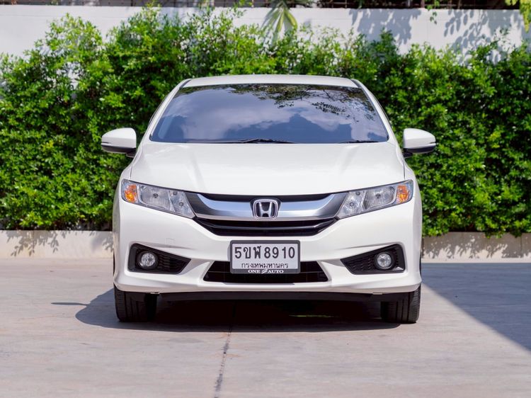 Honda City 2015 1.5 Sv i-VTEC Sedan เบนซิน ไม่ติดแก๊ส เกียร์อัตโนมัติ ขาว รูปที่ 2