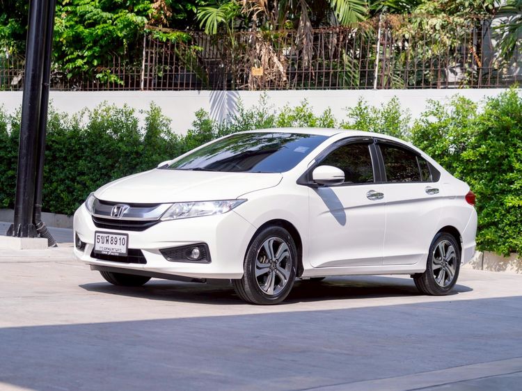 Honda City 2015 1.5 Sv i-VTEC Sedan เบนซิน ไม่ติดแก๊ส เกียร์อัตโนมัติ ขาว รูปที่ 3