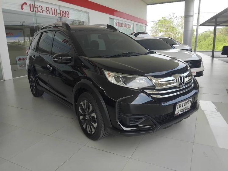 Honda BR-V 2020 1.5 SV Utility-car เบนซิน ไม่ติดแก๊ส เกียร์อัตโนมัติ ดำ รูปที่ 3