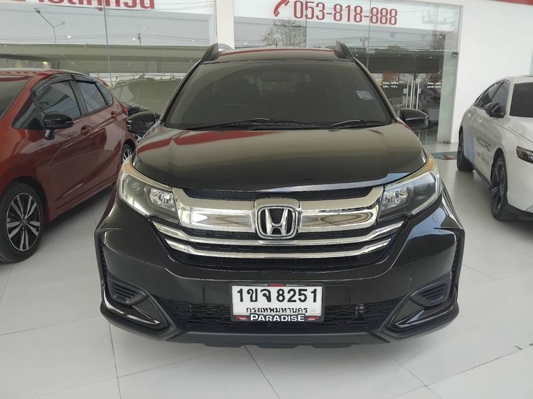 Honda BR-V 2020 1.5 SV Utility-car เบนซิน ไม่ติดแก๊ส เกียร์อัตโนมัติ ดำ รูปที่ 2