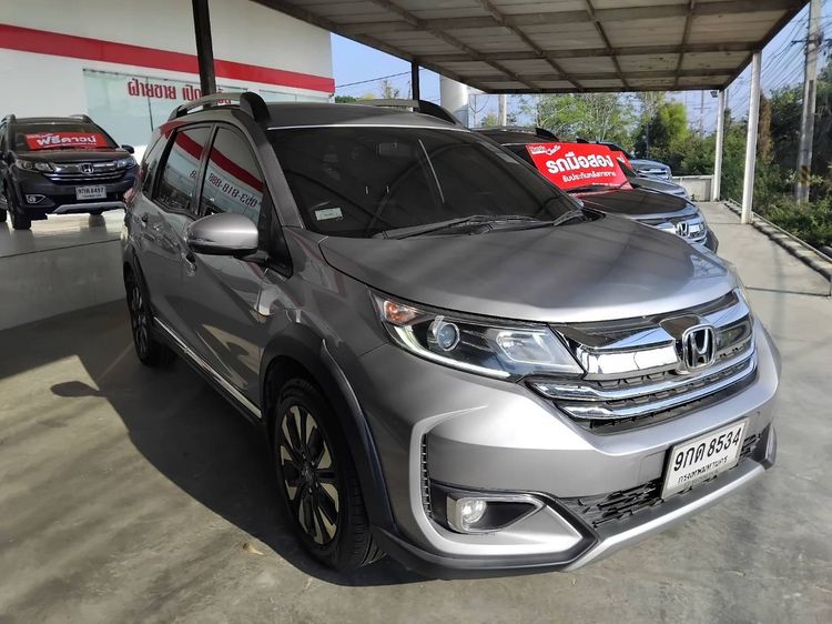 Honda BR-V 2019 1.5 SV Utility-car เบนซิน ไม่ติดแก๊ส เกียร์อัตโนมัติ เทา รูปที่ 3