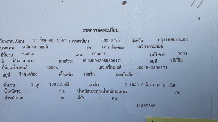 HONDA Scoopy i รถนางฟ้าเหมือนรถใหม่รถใช้-2375-km กิโล ต้องมาดูของจริง มีสถานที่ให้ทดลองขับขี่ก่อนซื้อ รูปที่ 18
