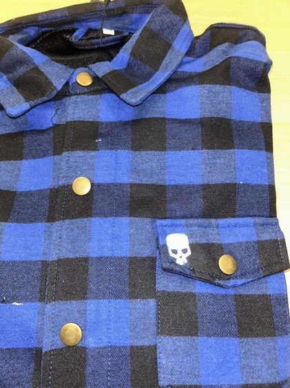 เสื้อเชิ้ตลายสก็อต น้ำเงิน-ดำ สไตล์ Bob Head รูปที่ 3