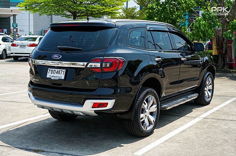 Ford Everest 2018 2.2 Titanium Plus Utility-car ดีเซล ไม่ติดแก๊ส เกียร์อัตโนมัติ ดำ รูปที่ 4