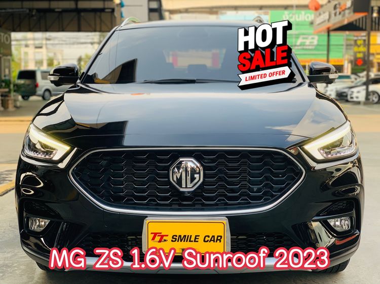 รถ MG ZS 1.5 V Sunroof สี ดำ