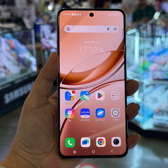 ViVO V50 Lite 5G สีทอง เครื่องศูนย์ สภาพสวยมาก จอ6.77นิ้ว แรม8รอม256 Dimensity6300 กล้อง50ล้าน(2ตัว) ประกันศูนย์ยาวๆ😍😍 รูปที่ 2
