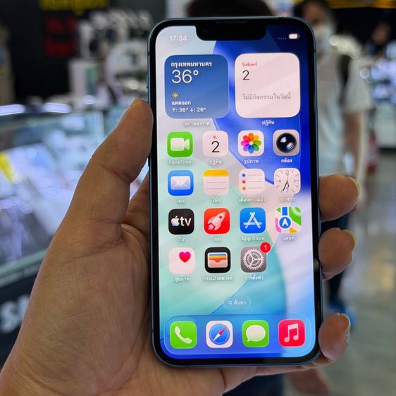 อื่นๆ 256 GB iPhone13 mini 256GB สีฟ้า เครื่องศูนย์ โมเดลTH สภาพสวยมากๆ😍😍