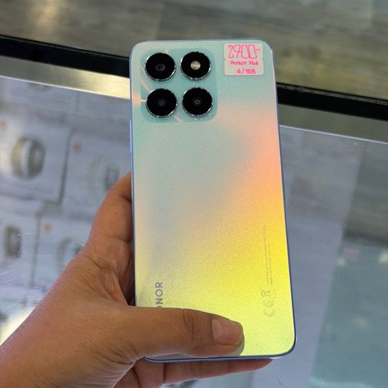 Honor X6a สี Sky Silver เครื่องศูนย์ สภาพสวยมาก จอ6.56นิ้ว แรม4รอม128 Helio G36 กล้อง50ล้าน(3ตัว) ครบยกกล่อง😍😍 รูปที่ 3