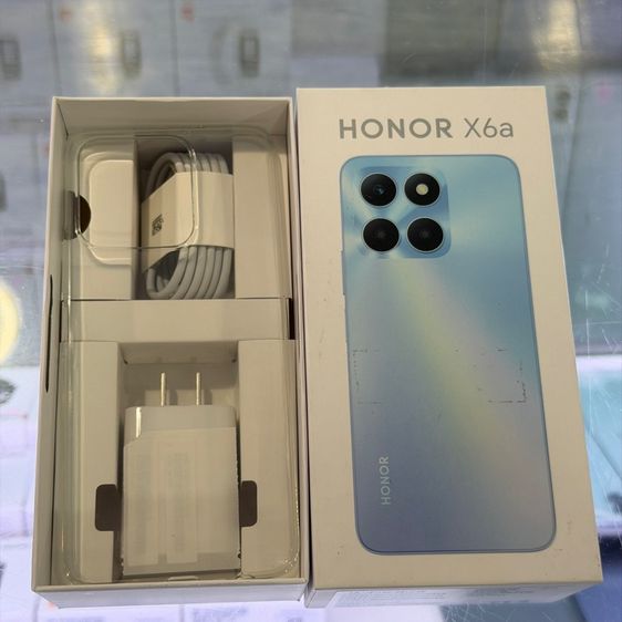 Honor X6a สี Sky Silver เครื่องศูนย์ สภาพสวยมาก จอ6.56นิ้ว แรม4รอม128 Helio G36 กล้อง50ล้าน(3ตัว) ครบยกกล่อง😍😍 รูปที่ 8