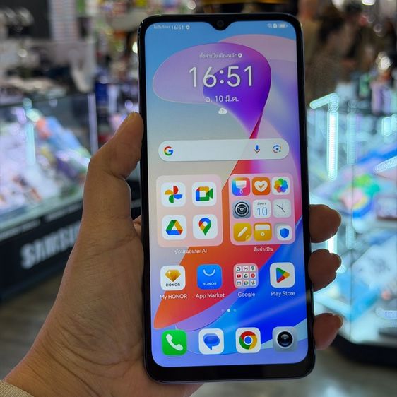 Honor X6a สี Sky Silver เครื่องศูนย์ สภาพสวยมาก จอ6.56นิ้ว แรม4รอม128 Helio G36 กล้อง50ล้าน(3ตัว) ครบยกกล่อง😍😍 รูปที่ 2