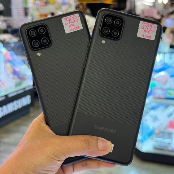 Samsung A12 สีดำ เครื่องศูนย์ สภาพสวยมากๆ จอ6.5นิ้ว แรม4รอม128 กล้อง48ล้าน(4ตัว)😊😊 รูปที่ 3