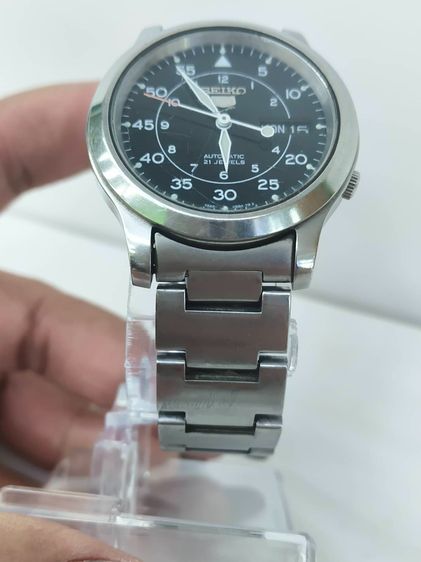Seiko 5 Automatic 21 Jewels เครื่อง 7S26 Day-Date ฝาหลังโชว์เครื่อง สายเหล็กแท้ รูปที่ 7