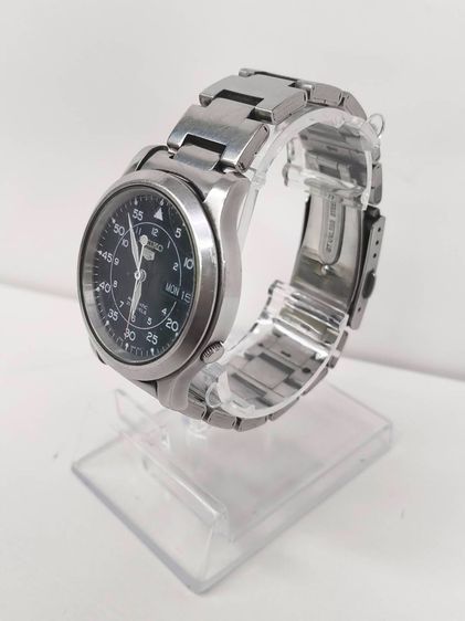 Seiko 5 Automatic 21 Jewels เครื่อง 7S26 Day-Date ฝาหลังโชว์เครื่อง สายเหล็กแท้ รูปที่ 2