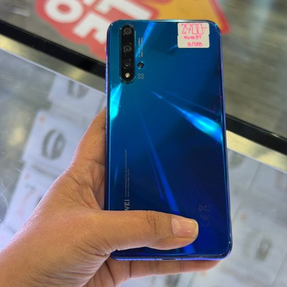 Huawei Nova 5T สีฟ้า เครื่องศูนย์ สภาพสวย จอ6.26นิ้ว แรม8รอม128 Kirin980 กล้องหลัง48ล้าน(4ตัว)😍😍 รูปที่ 2