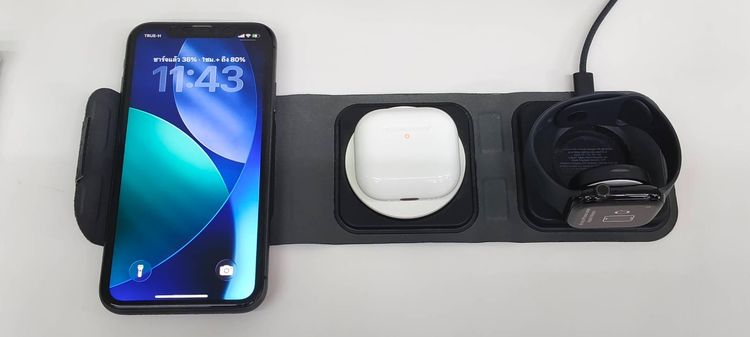 Mophie 3-in-1 Travel Charger with MagSafe แท่นชาร์จ iPhone  Apple Watch AirPods ของแท้ พับเก็บได้ รูปที่ 5