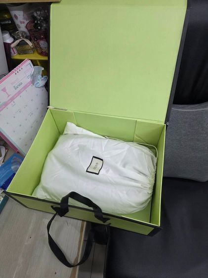 Gucci GG Marmont Matelassé Shoulder Bag Black Leather อะไหล่ทอง รุ่น Heart Back พร้อมกล่อง รูปที่ 14