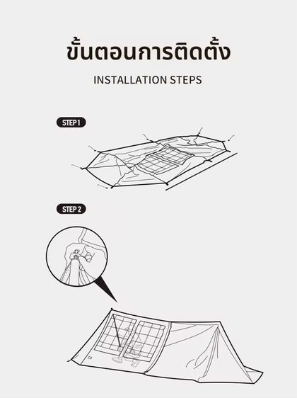 ของใหม่ 100 percent เต็นท์ Naturehike Hammurabi เแนววินเทจ สวยๆ รูปที่ 4