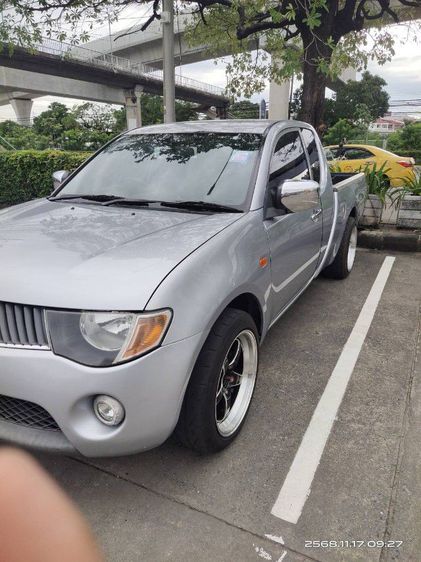 Mitsubishi Triton 2008 2.4 GL Pickup ดีเซล ไม่ติดแก๊ส เกียร์ธรรมดา เทา รูปที่ 2