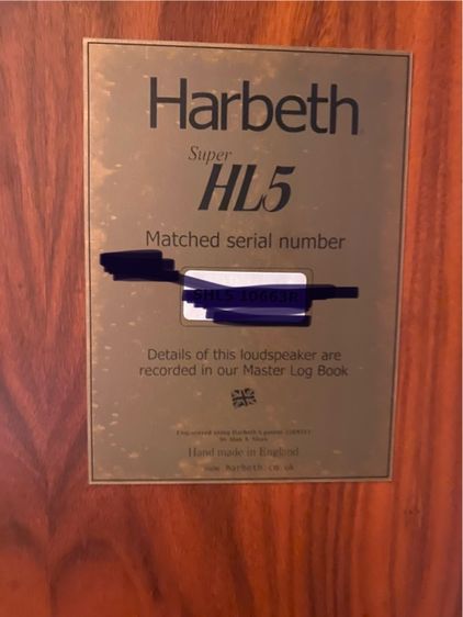 ลำโพง Harbeth super HL 5  รูปที่ 7