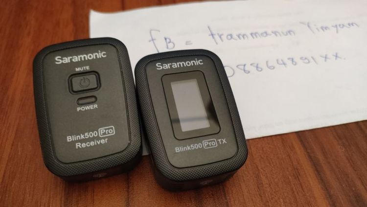 ไมค์ wireless saramonic blink 500 pro รูปที่ 4