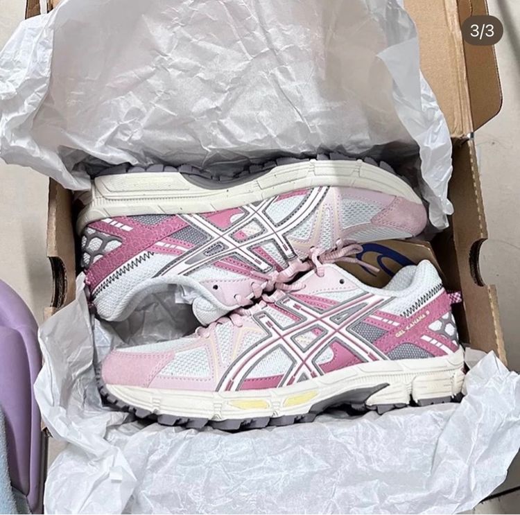 รองเท้าผ้าใบ ชมพู ผ้า UK 4 | EU 36 2/3 | US 5.5 ASICS GEL KAHANA 8 IN PINK