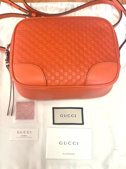 หญิง ส้ม หนังแท้ Gucci 