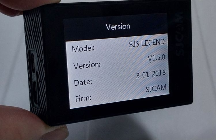 ขาย กล้อง Action Camera SJ6 LEGEND V1.5.0 3 01 2018 สภาพ 90เปอร์เซ็น ราคา 1000 บาท รูปที่ 5