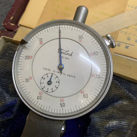 Vintage Teclock 0.01mm Dial Gauge Japan รูปที่ 3