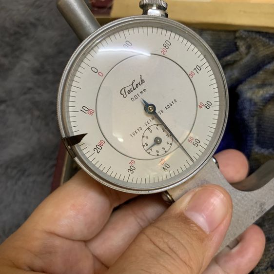 Vintage Teclock 0.01mm Dial Gauge Japan รูปที่ 12