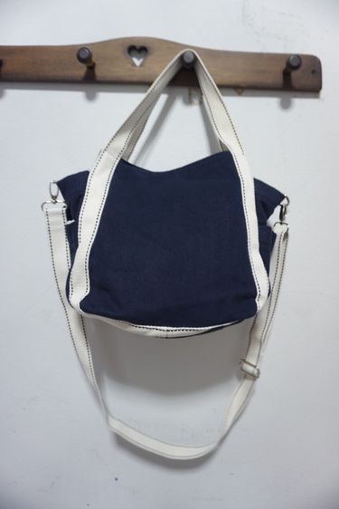 กระเป๋าสะพายข้างงานสไตล์ เกาหลี  ญี่ปุ่น  HARRIS  TWEED CHECK  CROSSBODY  Bag รูปที่ 6