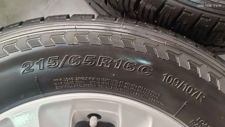 ล้อแม็กTOYOTA REVO ขอบ16 5รู114 ยางปี24 ไม่ปะไม่บวมใช้งานยาวๆเลย รูปที่ 4