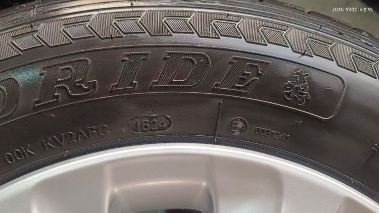 ล้อแม็กTOYOTA REVO ขอบ16 5รู114 ยางปี24 ไม่ปะไม่บวมใช้งานยาวๆเลย รูปที่ 5