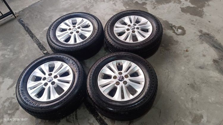 ล้อแม็กTOYOTA REVO ขอบ16 5รู114 ยางปี24 ไม่ปะไม่บวมใช้งานยาวๆเลย รูปที่ 3