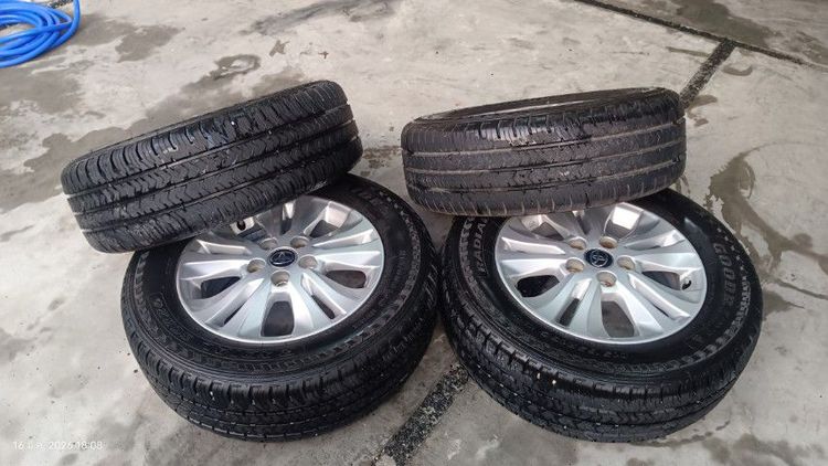 ล้อแม็กTOYOTA REVO ขอบ16 5รู114 ยางปี24 ไม่ปะไม่บวมใช้งานยาวๆเลย รูปที่ 6