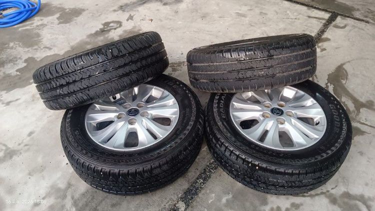 ล้อแม็กTOYOTA REVO ขอบ16 5รู114 ยางปี24 ไม่ปะไม่บวมใช้งานยาวๆเลย รูปที่ 7