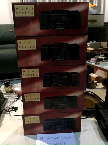 ✅️ขายวิทยุเทปเก่างานกล่องของใหม่เก็บ Rissing Mini system ใช้งานได้เครื่อง รูปที่ 6