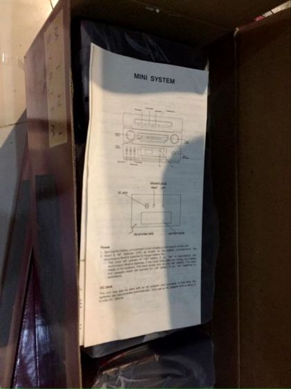 ✅️ขายวิทยุเทปเก่างานกล่องของใหม่เก็บ Rissing Mini system ใช้งานได้เครื่อง รูปที่ 5