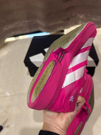 Adidas pro4 24.5cm มือสอง สีออกชอป ปลายปีที่เเล้ว รูปที่ 6