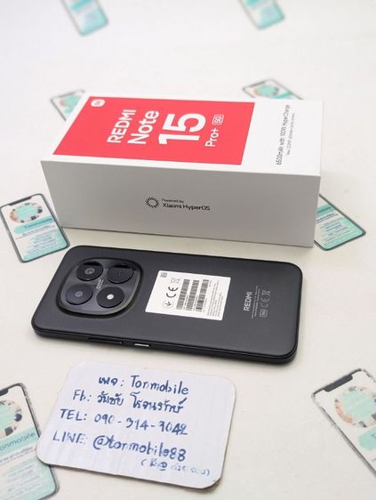 ขาย เทิร์น Redmi Note 15 Pro Plus 5G Ram 12 Rom 512 ศูนย์ไทย ของใหม่มือ 1 แกะเช็ค อุปกรณ์ครบยกกล่อง เพียง 11,590 บาท ครับ รูปที่ 3