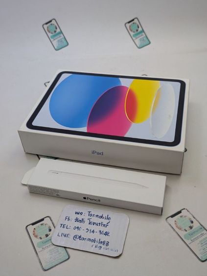 iPad Gen 11 128 Gb Wifi Blue ศูนย์ไทย สภาพสวย อุปกรณ์ครบยกกล่อง มี Apple Care ถึงปี 70 สุขภาพแบต 95 พร้อม Apple Pencil Usb C รูปที่ 2