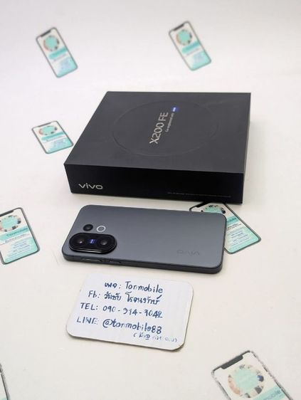 ขาย เทิร์น Vivo X200 Fe สี Black ศูนย์ไทย อายุ 2 เดือน สภาพสวย อุปกรณ์ครบยกกล่อง ประกันยาว เพียง 13,990 บาท ครับ รูปที่ 2