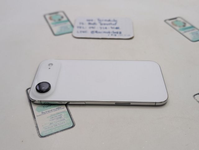 iPhone Air 256 Gold ศูนย์ไทย สภาพใหม่เอี่ยม อุปกรณ์ครบยกกล่อง ประกันยาว 10 เดือน รอบชาร์จ 26 รอบ สุขภาพแบต 100 เพียง 26,990 บาท ครับ  รูปที่ 5