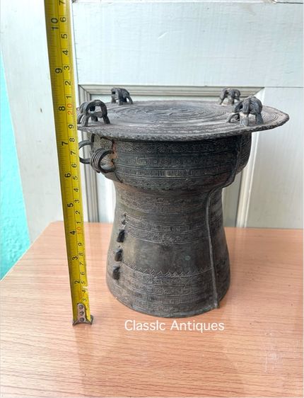 กลอง มโหรทึก ทองเหลืองสะสมA1 รูปที่ 16