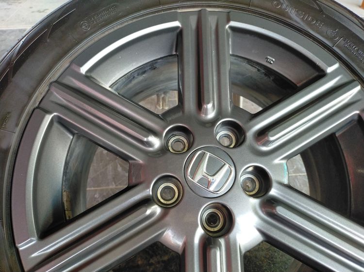 แม็กฮอนด้า ขอบ17 สีเดิม พร้อมยางPrinx 215 60 17 ปี25 ยางมีตุ่มหน้ายางทุกเส้น ใส่HRV ได้ทุกรุ่น รูปที่ 5