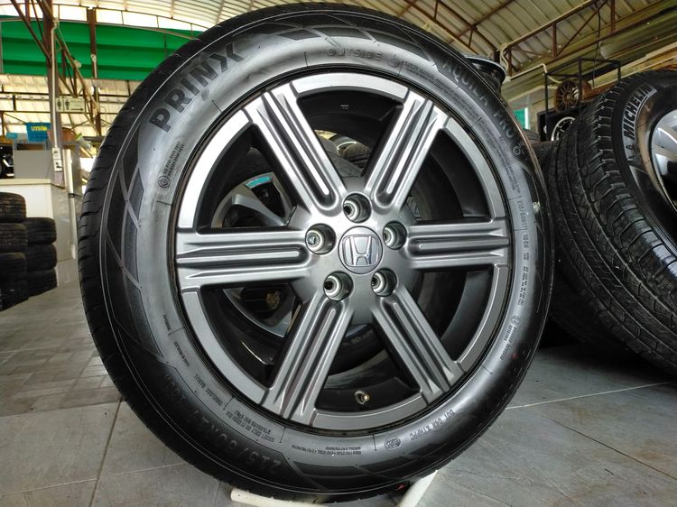 แม็กฮอนด้า ขอบ17 สีเดิม พร้อมยางPrinx 215 60 17 ปี25 ยางมีตุ่มหน้ายางทุกเส้น ใส่HRV ได้ทุกรุ่น รูปที่ 2